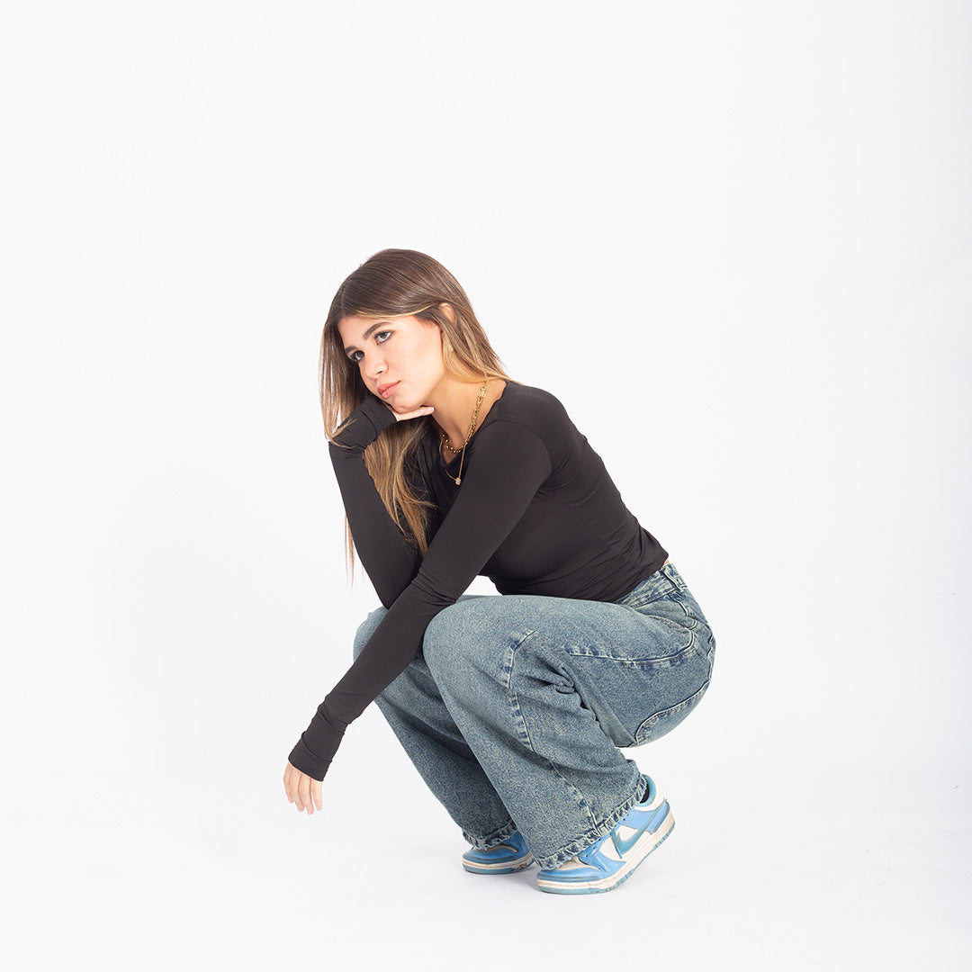 double big pocket jeans