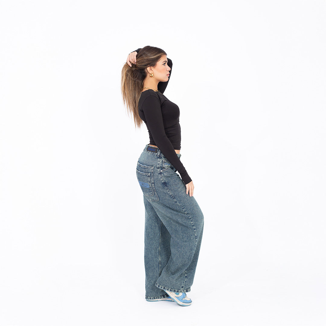 double big pocket jeans