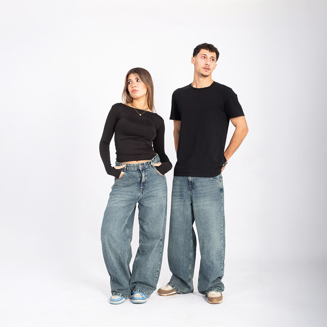 double big pocket jeans